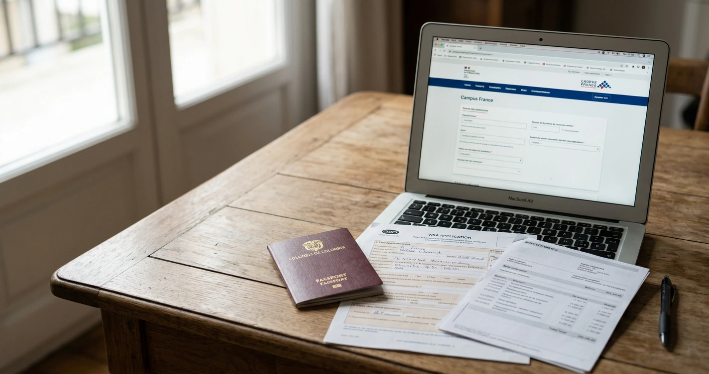 Visa de estudios en Francia desde Colombia: guía